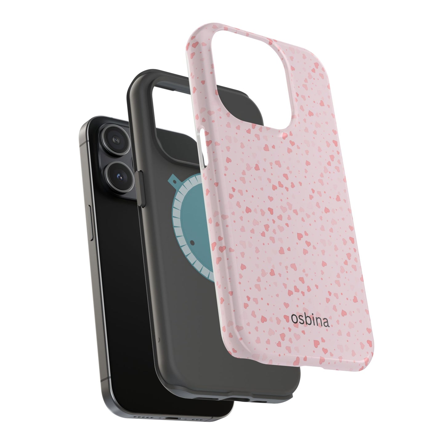 osbina | MagSafe compatible for iPhone | Pure Affection Sweethearts  Phone Case | Modern Muse Collection