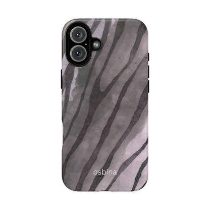 osbina | Stripes on Point — The Muted Gray + Black Tiger Case | The Season Collective