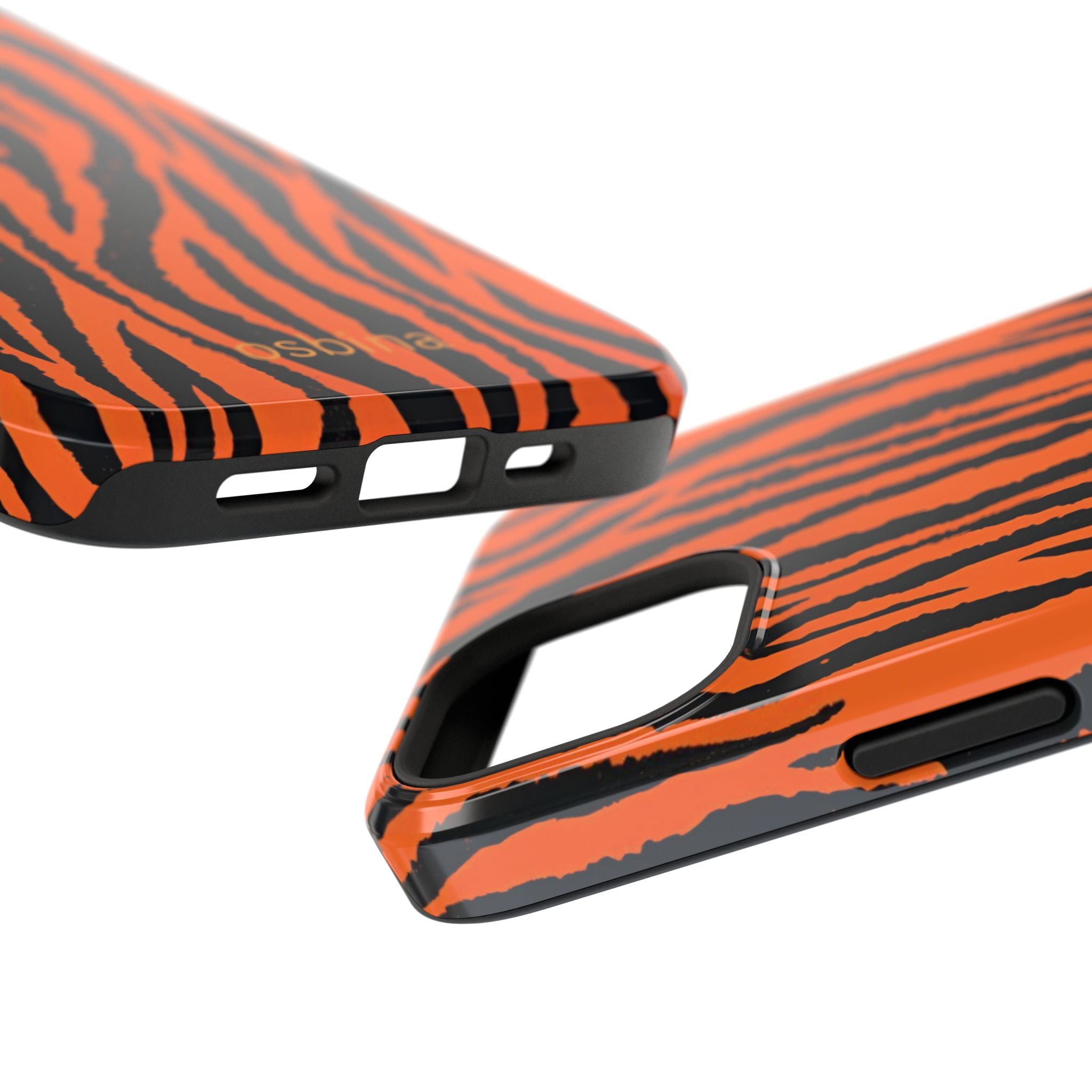 osbina | Tiger, But Make It Chic — The Bengal Stripe Case in Orange + Black | The Season Collective