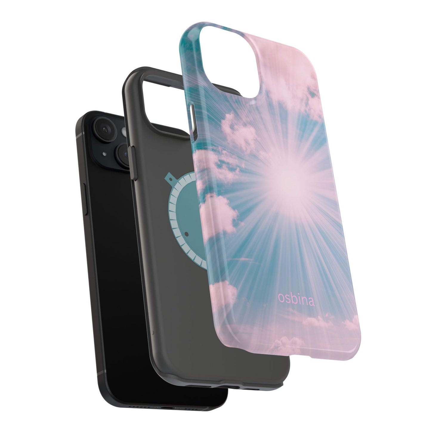 osbina | MagSafe compatible for iPhone | The Sunburst Skies Case | YAYOU Collection Supporting Shine Like Sable