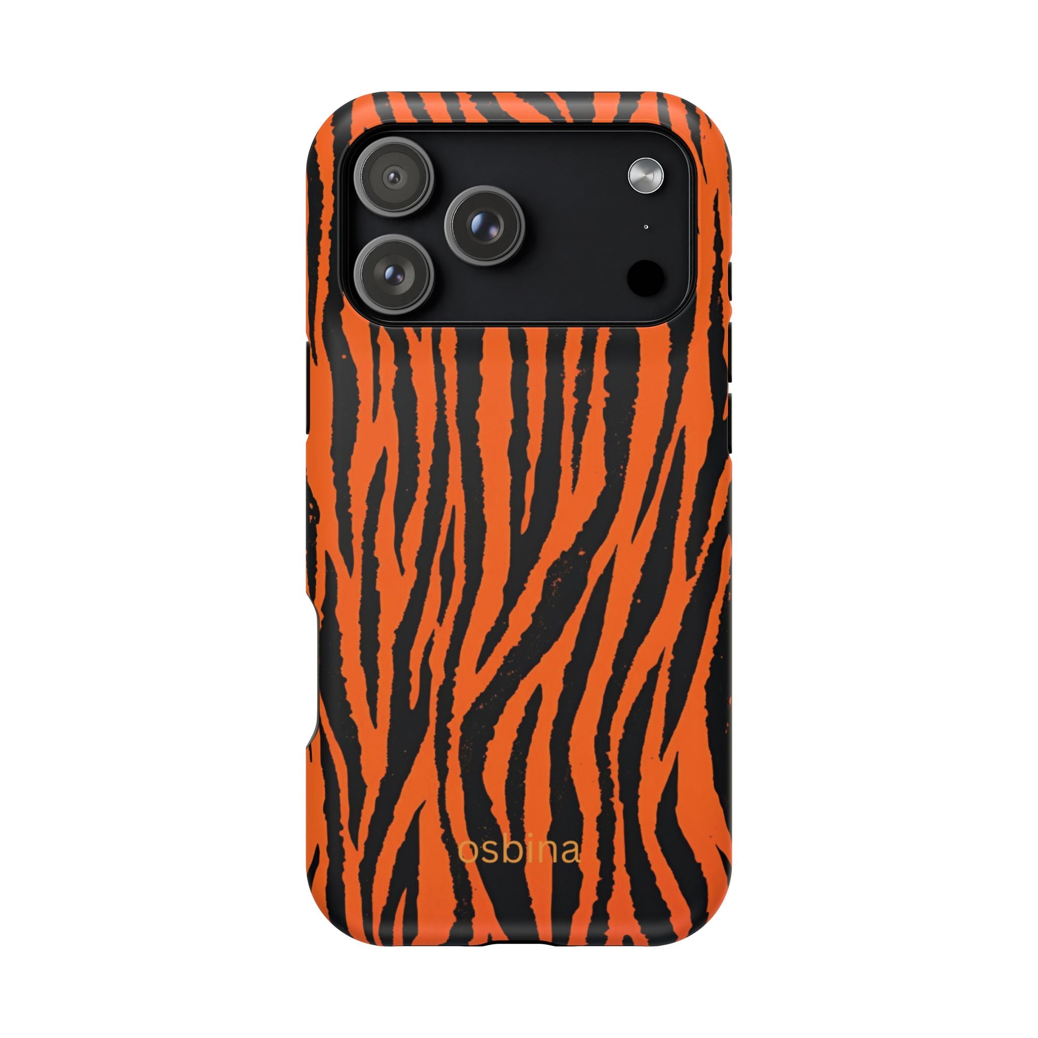 osbina | Tiger, But Make It Chic — The Bengal Stripe Case in Orange + Black | The Season Collective