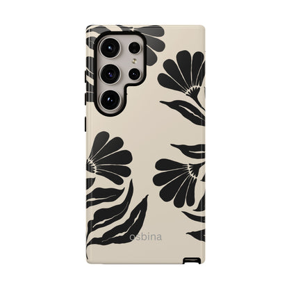 osbina | Obsidian Bloom Flower Phone Case | Modern Muse Collection