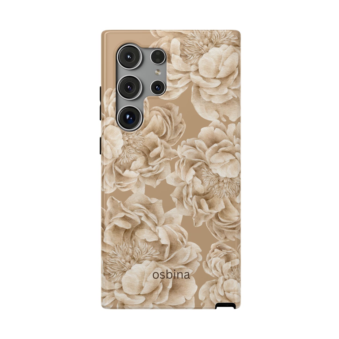 osbina | Peony Latte Designer Case
