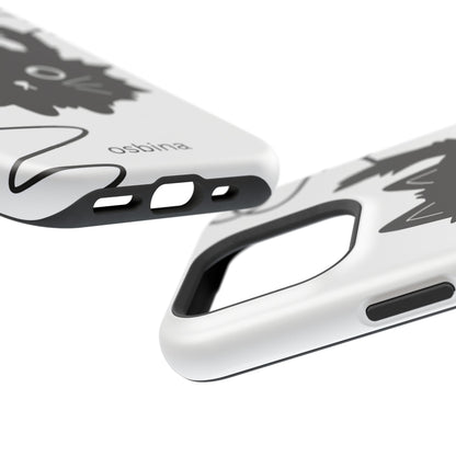 osbina | MagSafe compatible for iPhone | Midnight Couture Cat Phone Case | Season Collective Collection