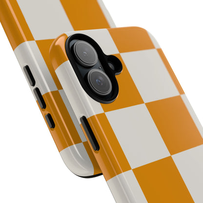 osbina | Check You Out — The Orange + White Check Case | The Season Collective