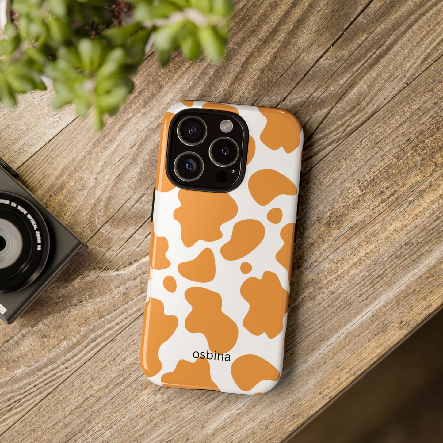 osbina | Holy Cow, It’s Chic — The Orange Cow Print Case | The Season Collective