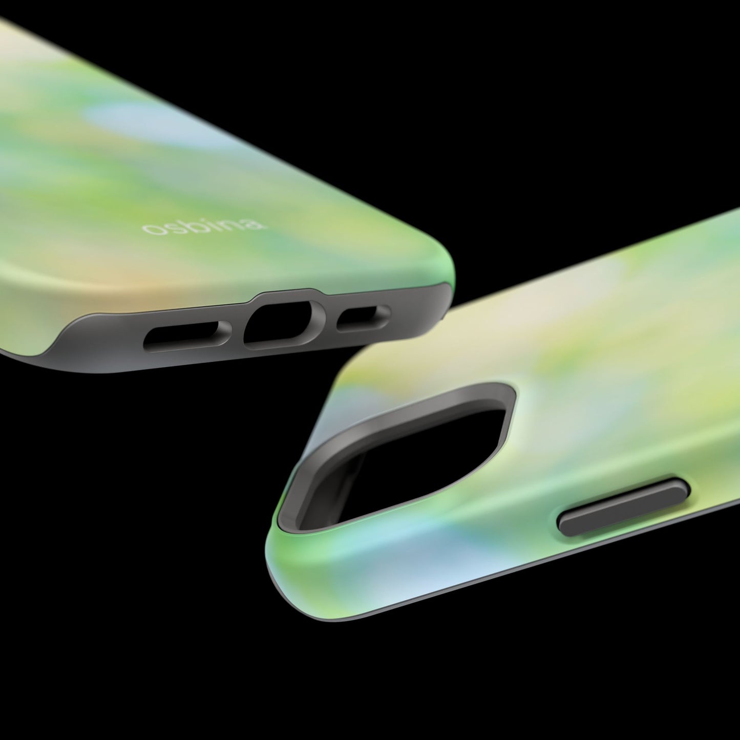 osbina | MagSafe compatible for iPhone | The Veridian Orbs Phone Case | Color Edit Collection