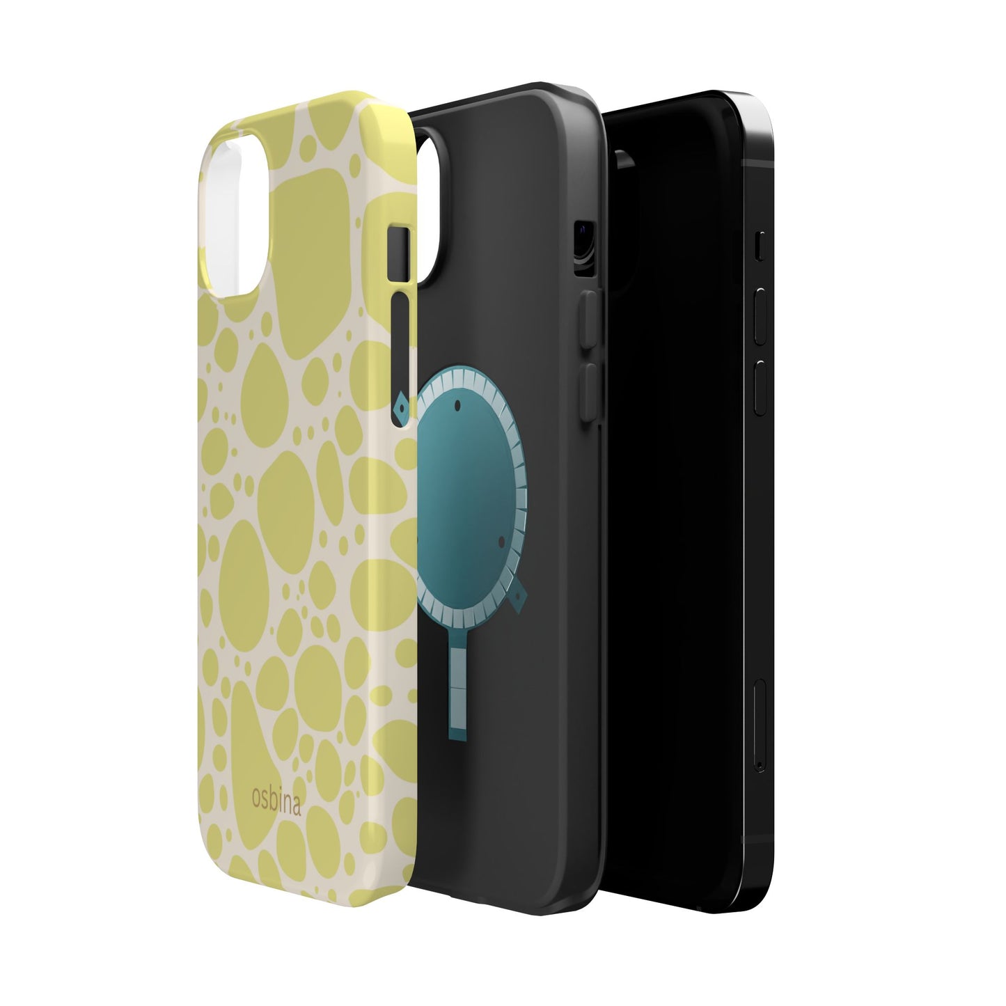 osbina | MagSafe compatible for iPhone | The Chartreuse Mirage Phone Case | Color Edit Collection