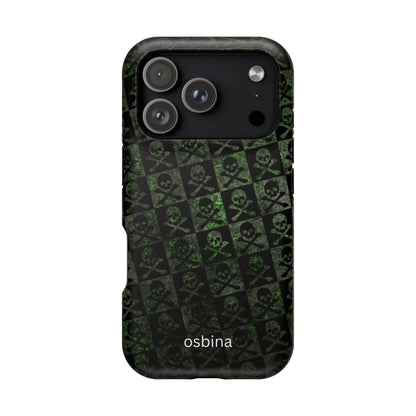 osbina | MagSafe compatible for iPhone | Skull & Crossbones Phone Case | Season Collective Collection