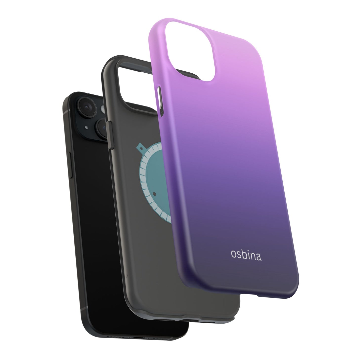 osbina | MagSafe compatible for iPhone | The Violet Haze Phone Case | Color Edit Collection