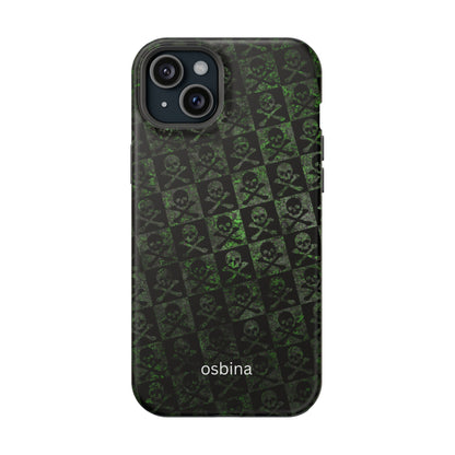 osbina | MagSafe compatible for iPhone | Skull & Crossbones Phone Case | Season Collective Collection