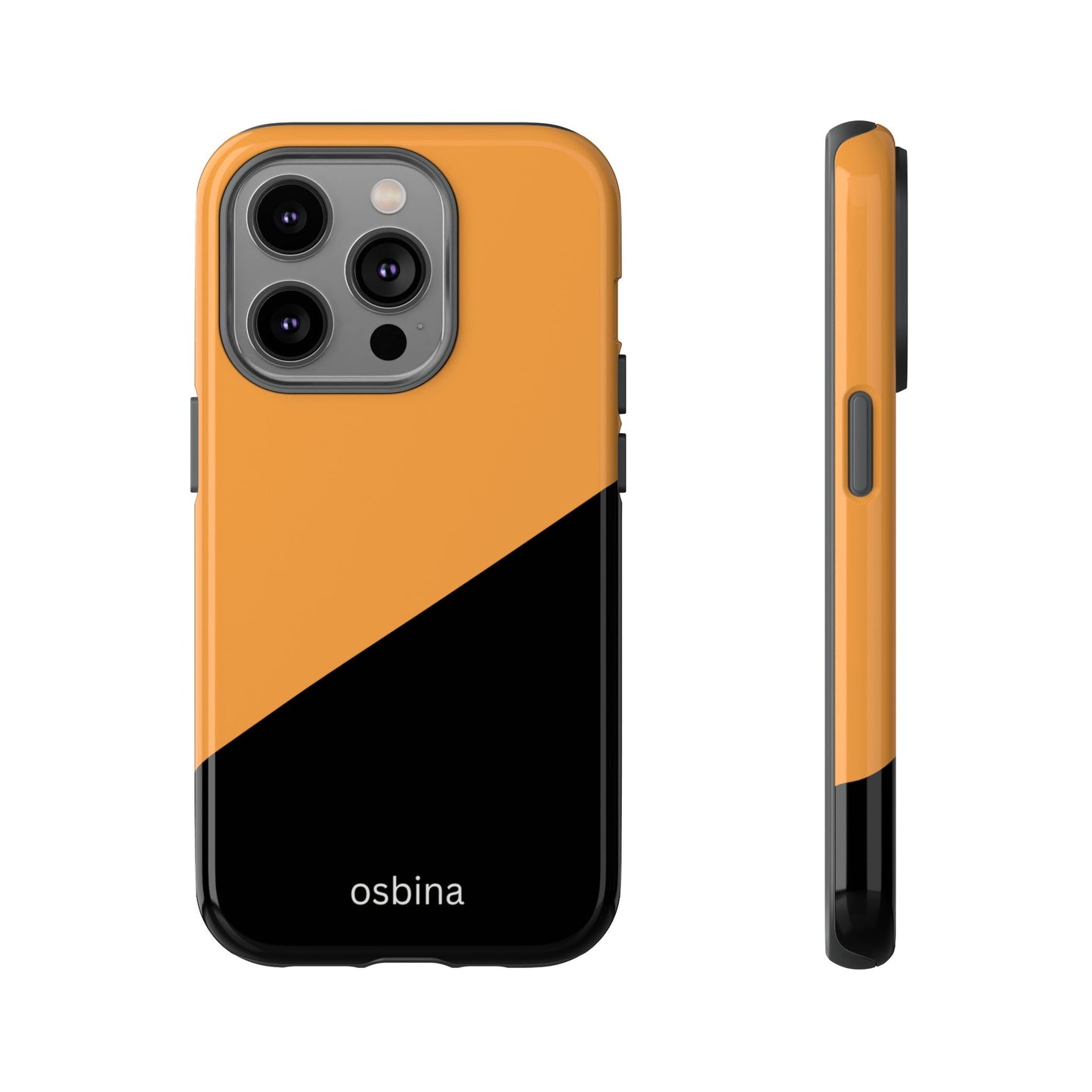 osbina | Bold Moves Only — The Orange + Black Split Diagonal Case | The Season Collective