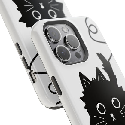 osbina | MagSafe compatible for iPhone | Midnight Couture Cat Phone Case | Season Collective Collection