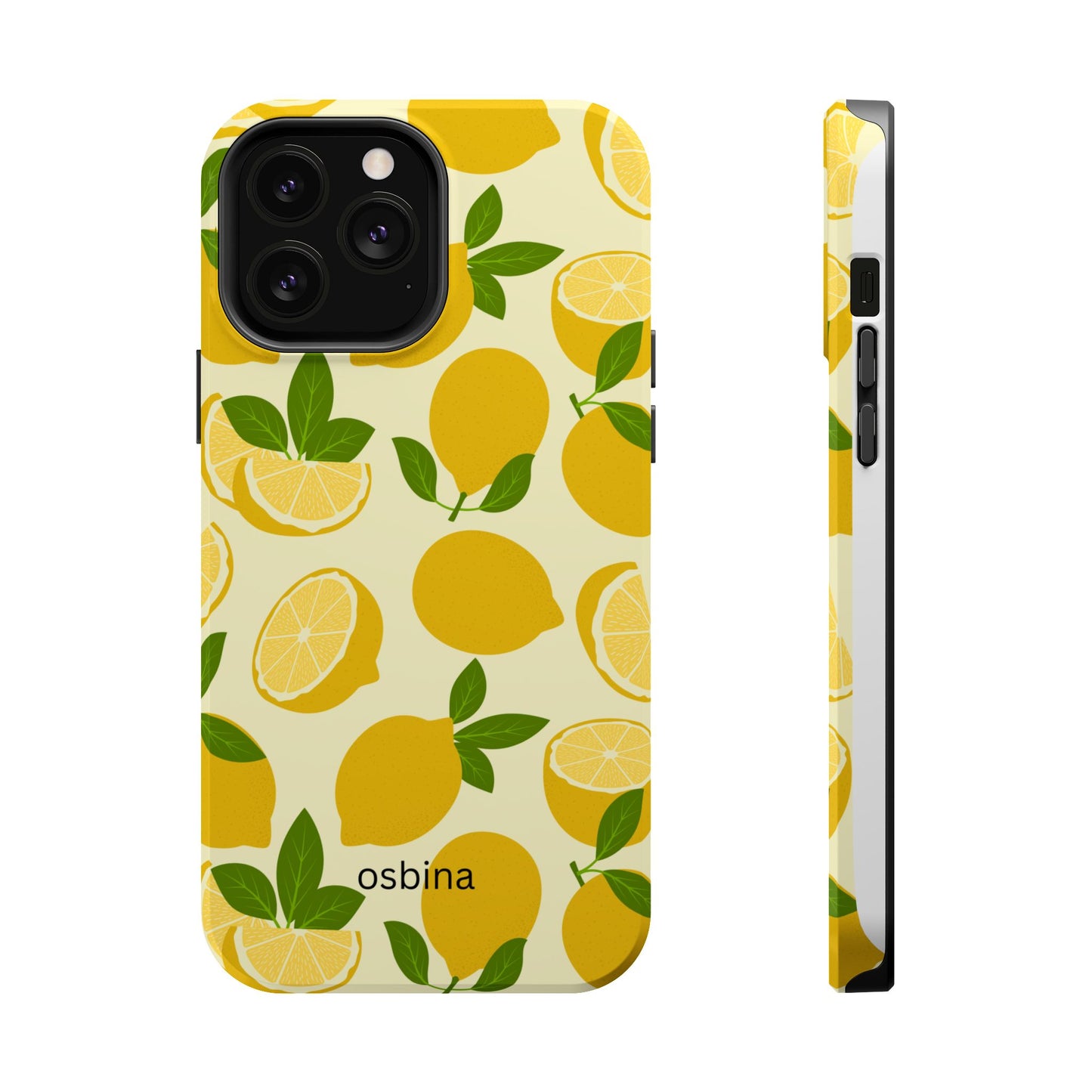 osbina | MagSafe compatible for iPhone | Limoncello Lemon Phone Case | Modern Muse Collection