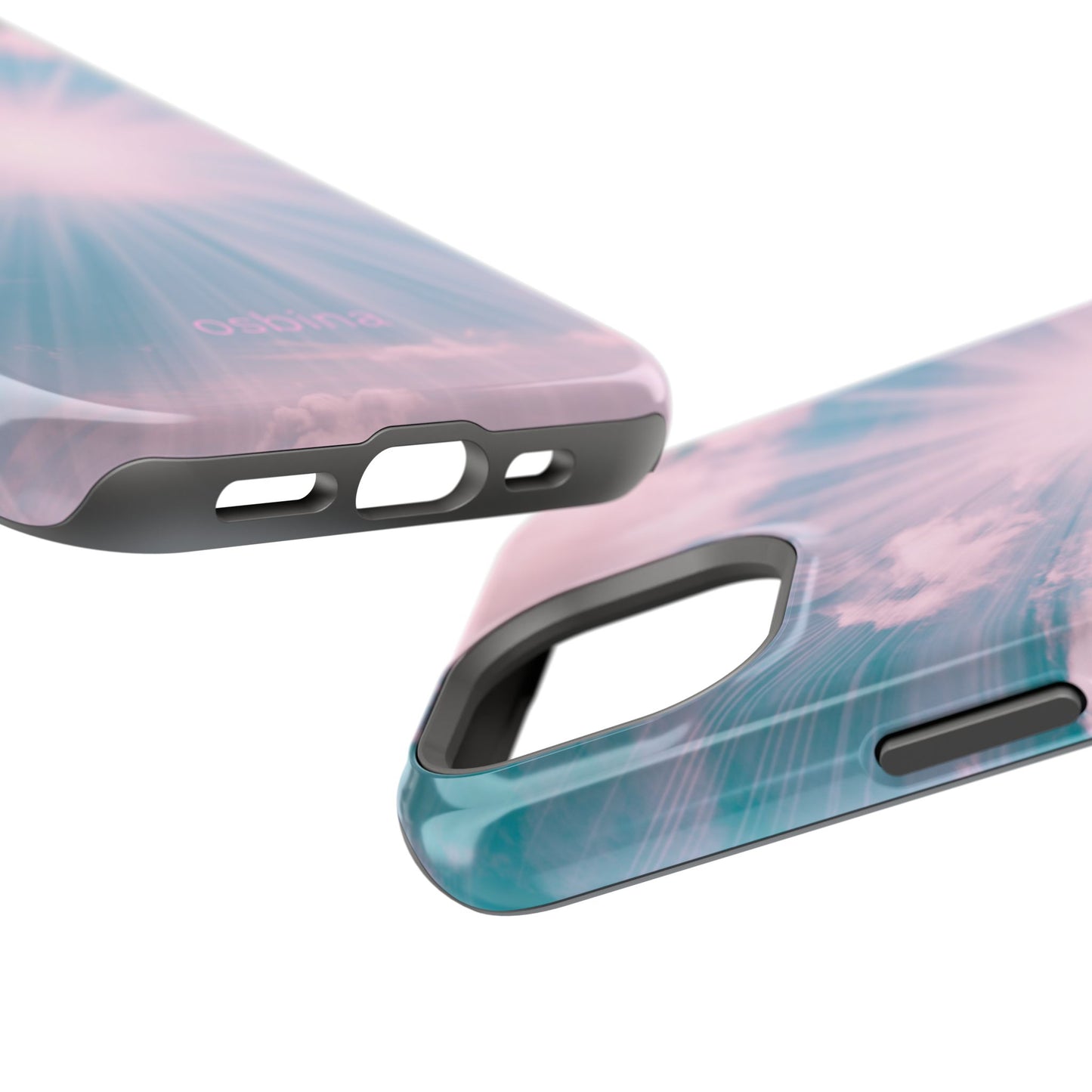 osbina | MagSafe compatible for iPhone | The Sunburst Skies Case | YAYOU Collection Supporting Shine Like Sable