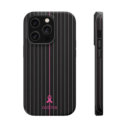 YAYOU The Pink Pinstripe Designer Case | osbina
