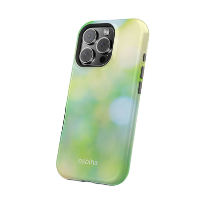 osbina | MagSafe compatible for iPhone | The Veridian Orbs Phone Case | Color Edit Collection
