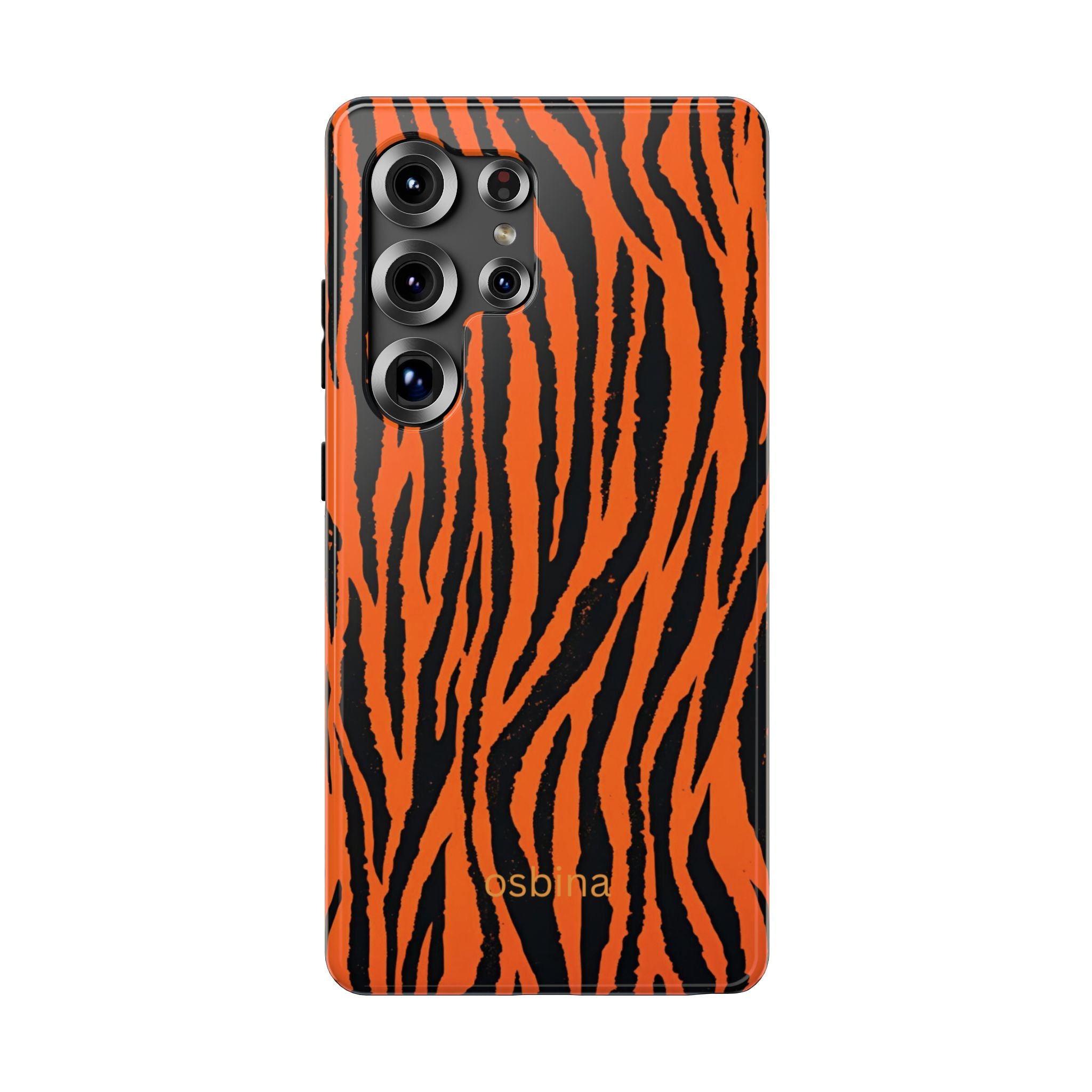 osbina | Tiger, But Make It Chic — The Bengal Stripe Case in Orange + Black | The Season Collective