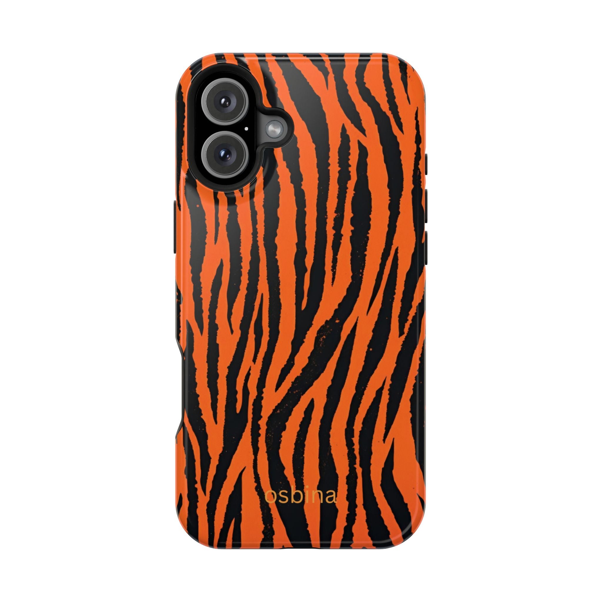 osbina | Tiger, But Make It Chic — The Bengal Stripe Case in Orange + Black | The Season Collective