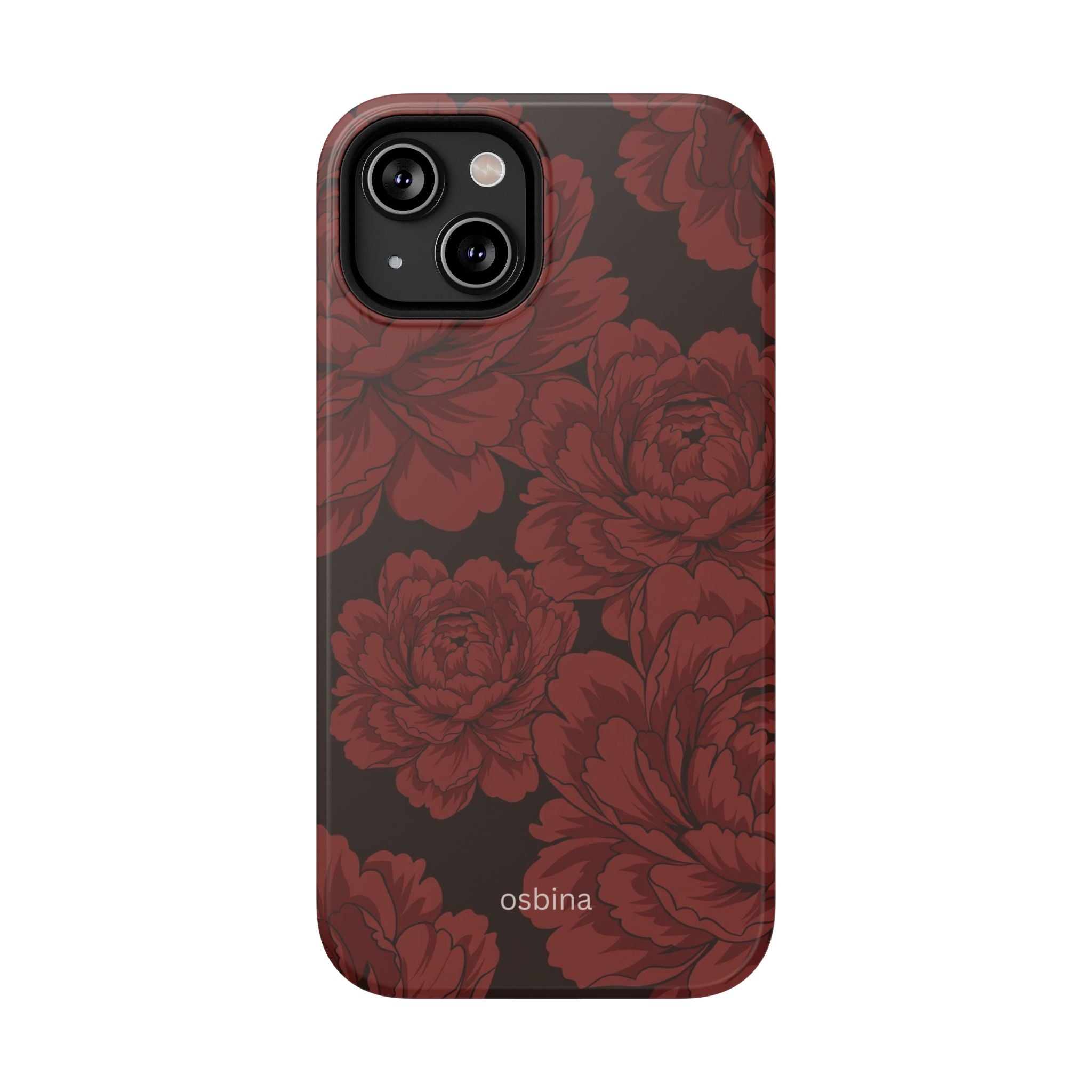 osbina | Oxblood Peony Designer Case