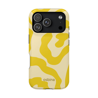 osbina | MagSafe compatible for iPhone | The Mustard Muse Phone Case | Color Edit Collection