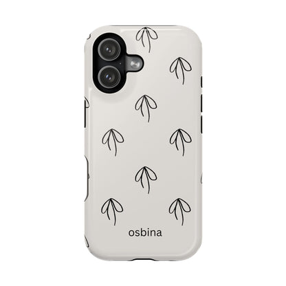 osbina | MagSafe compatible for iPhone | Linéa Flora Minimalistic Flower Phone Case | Modern Muse Collection