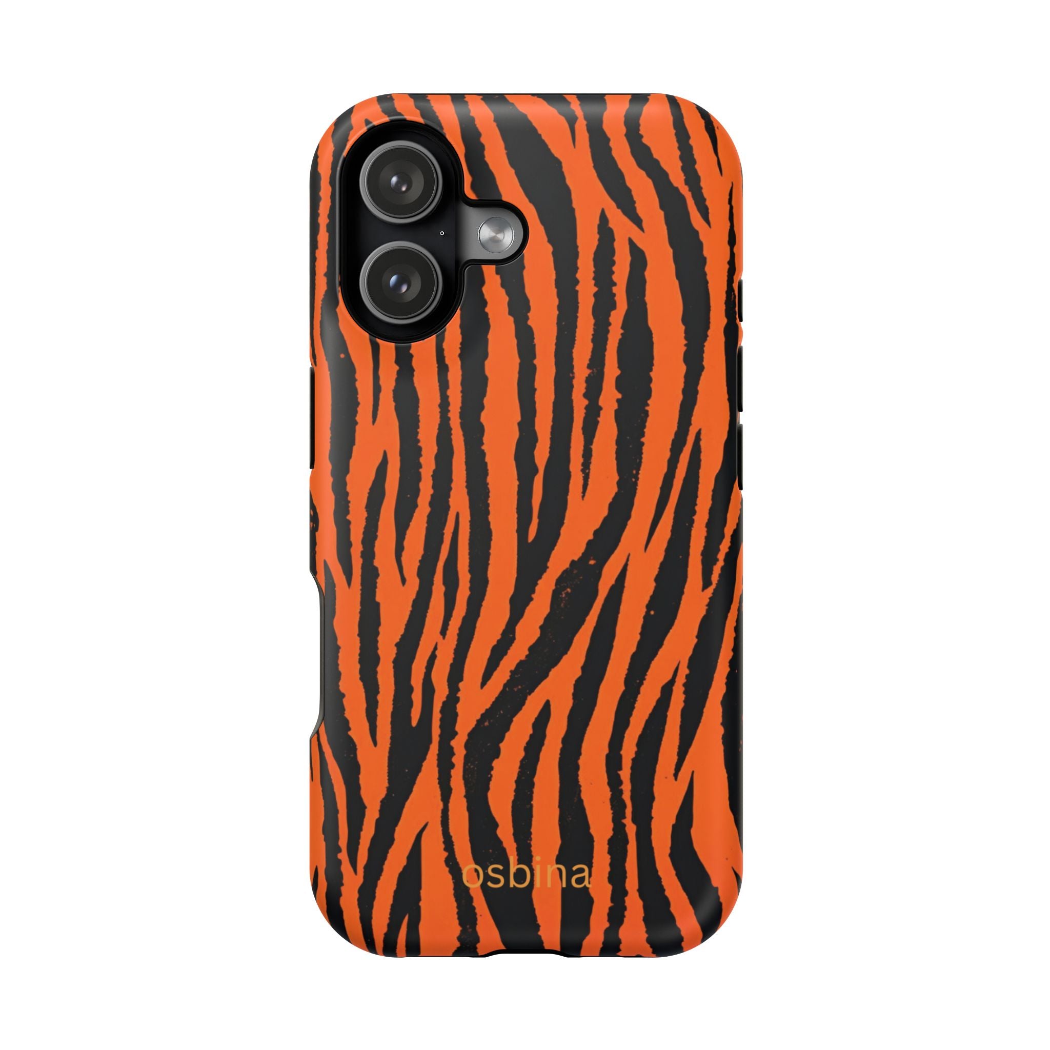 osbina | Tiger, But Make It Chic — The Bengal Stripe Case in Orange + Black | The Season Collective
