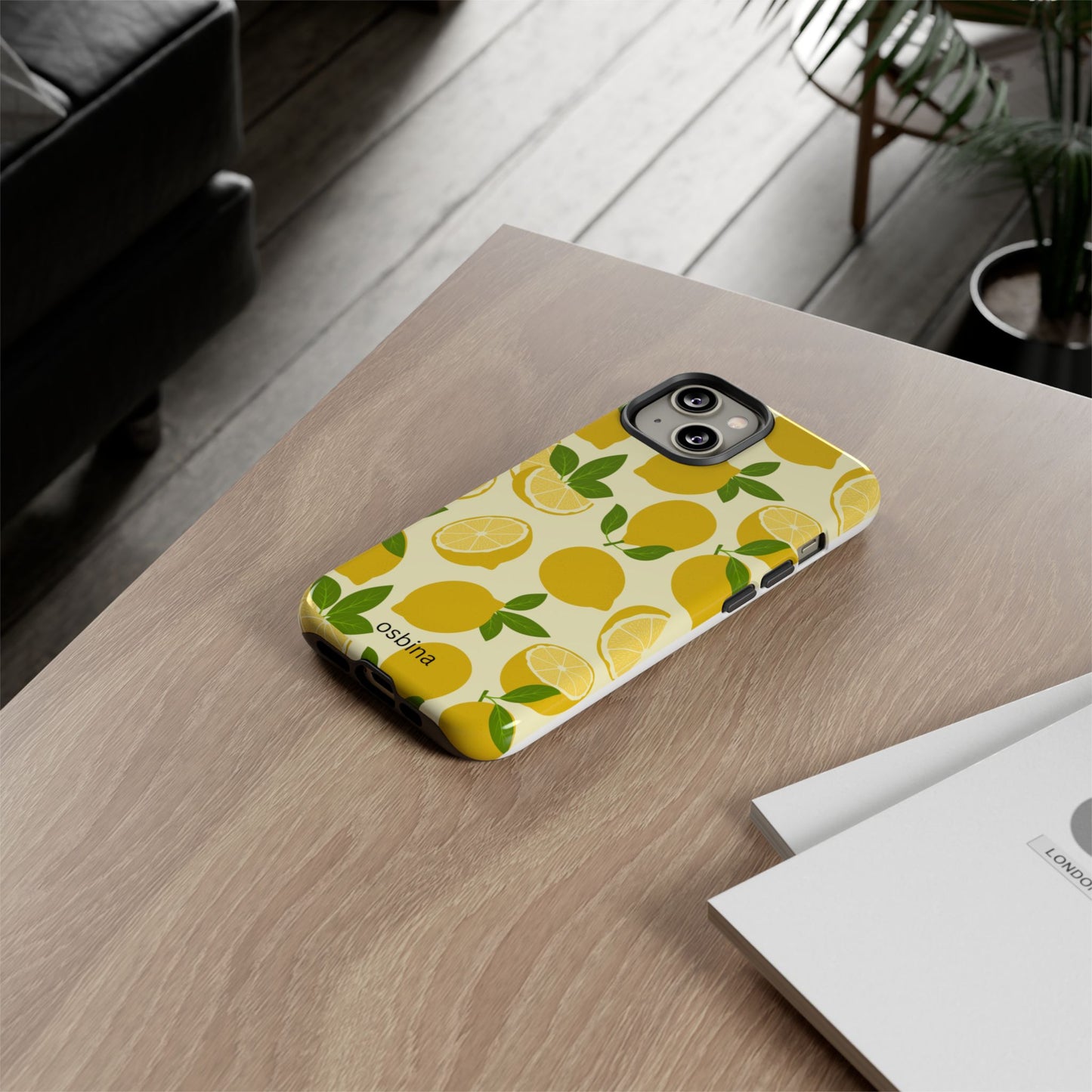 osbina | Limoncello Lemon Phone Case | Modern Muse Collection