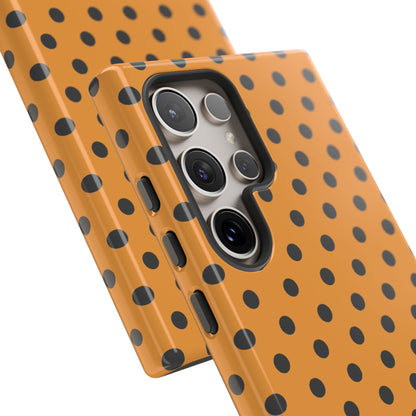 osbina | Spot On Chic — The Orange + Black Polka Dot Case | The Season Collective