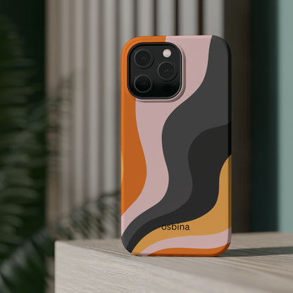 osbina | MagSafe Compatible for iPhone | The Case That Says “Fall, But Make It Fashion” | Retro Swirl Edition | The Season Collective
