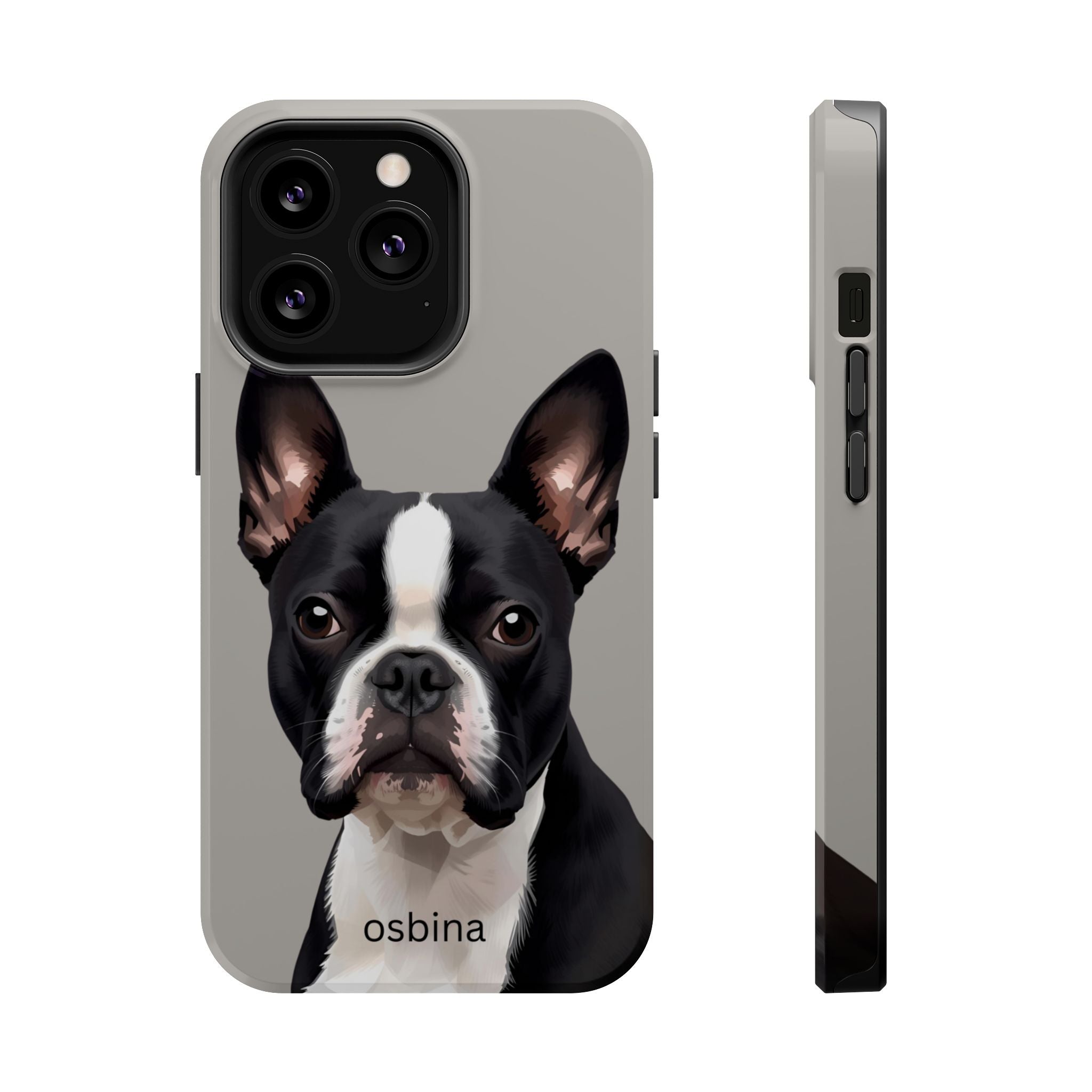 osbina | MagSafe for iPhone | The Boston Terrier Designer Case