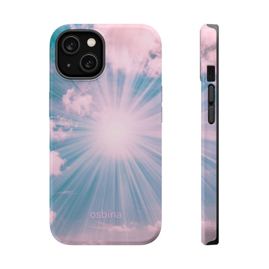 osbina | MagSafe compatible for iPhone | The Sunburst Skies Case | YAYOU Collection Supporting Shine Like Sable