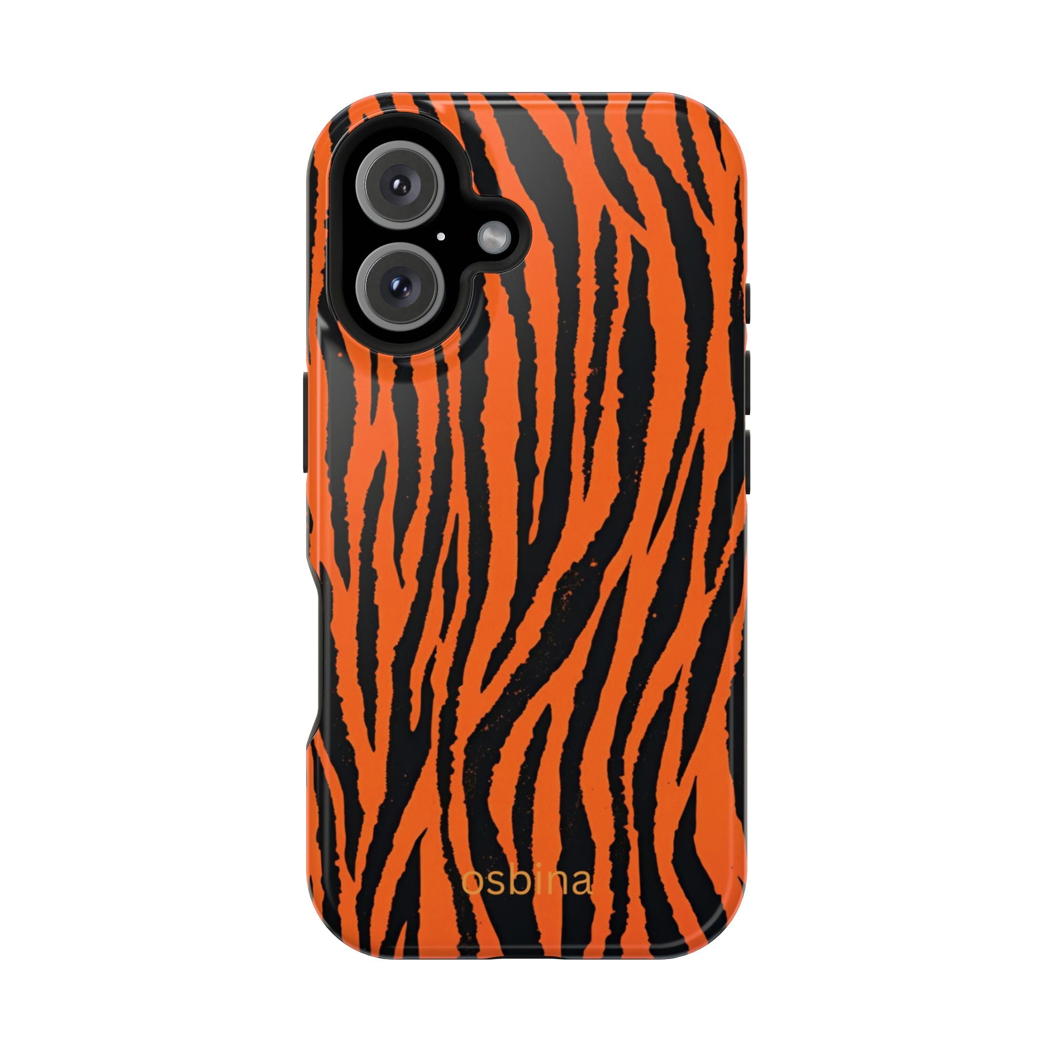 osbina | Tiger, But Make It Chic — The Bengal Stripe Case in Orange + Black | The Season Collective