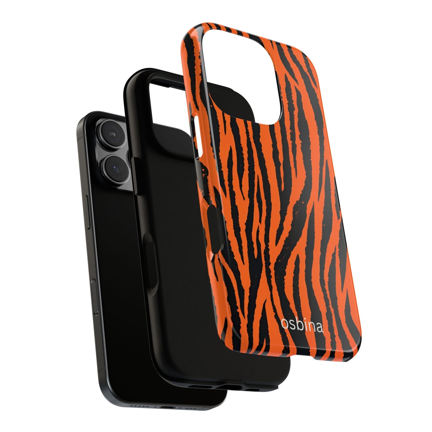 osbina | Tiger, But Make It Chic — The Bengal Stripe Case in Orange + Black | The Season Collective
