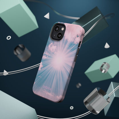 osbina | MagSafe compatible for iPhone | The Sunburst Skies Case | YAYOU Collection Supporting Shine Like Sable