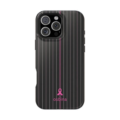 YAYOU The Pink Pinstripe Designer Case | osbina