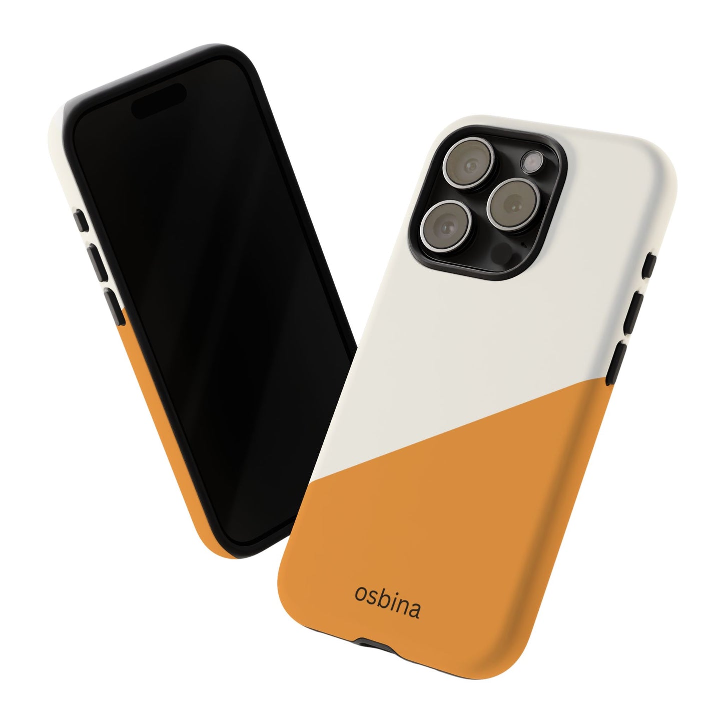 osbina | Divide & Conquer — The Orange + White Split Diagonal Case | The Season Collective