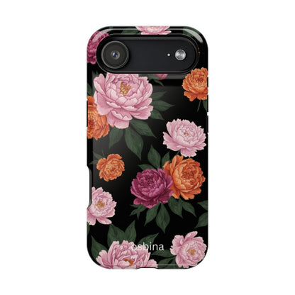 osbina | MagSafe for iPhone | The Peony Noir Designer Case