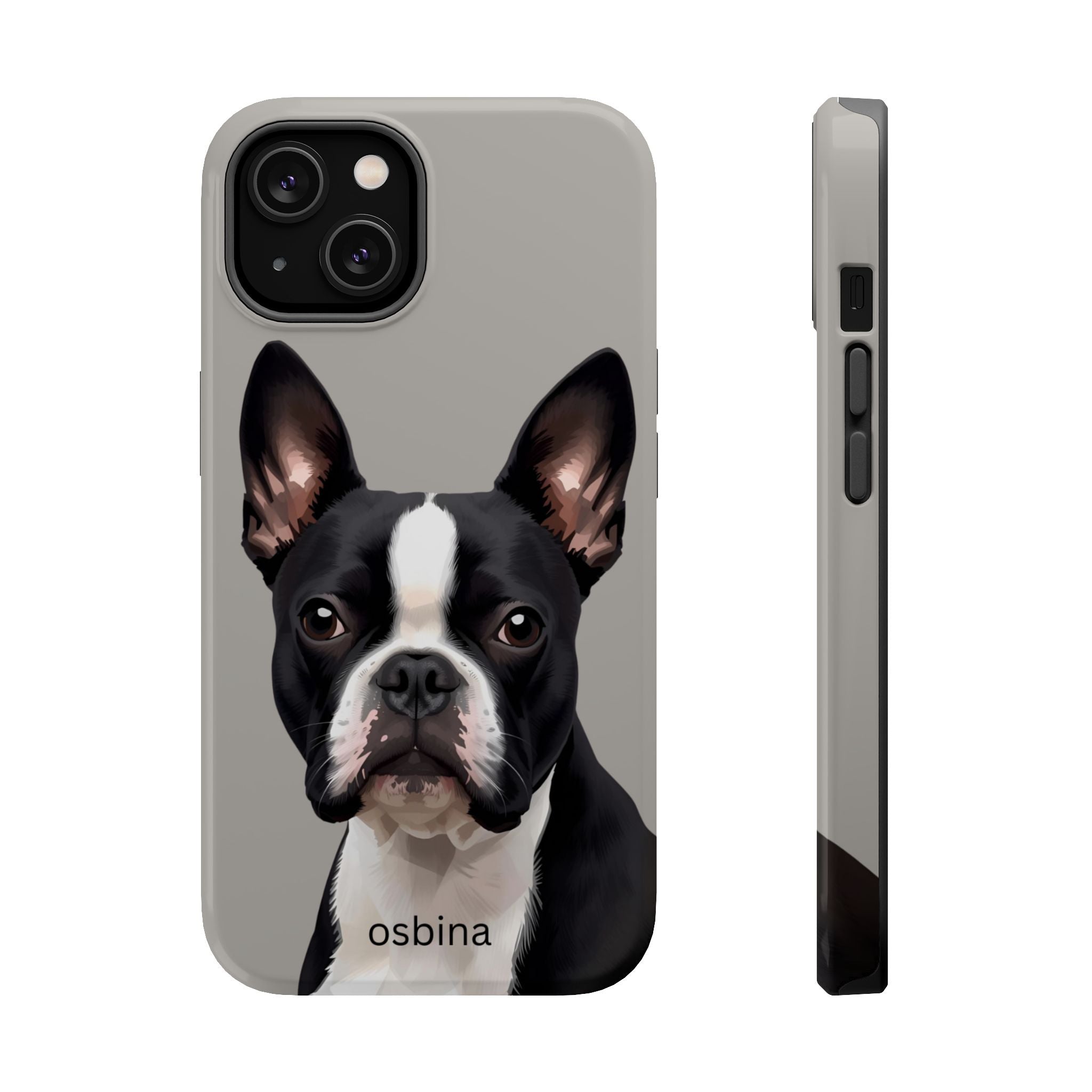 osbina | MagSafe for iPhone | The Boston Terrier Designer Case