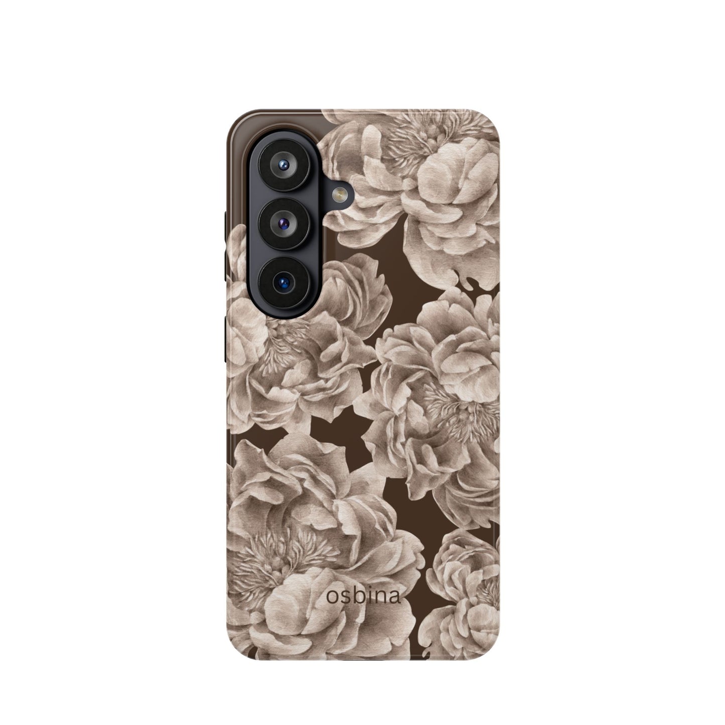 osbina | Peony Espresso Designer Case