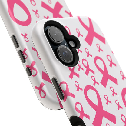 osbina |  MagSafe compatible for iPhone | Limited Edition Strength in Ribbons Case in Light Pink + Soft Pink + Hot Pink | The Pink October Collection | Inspired By