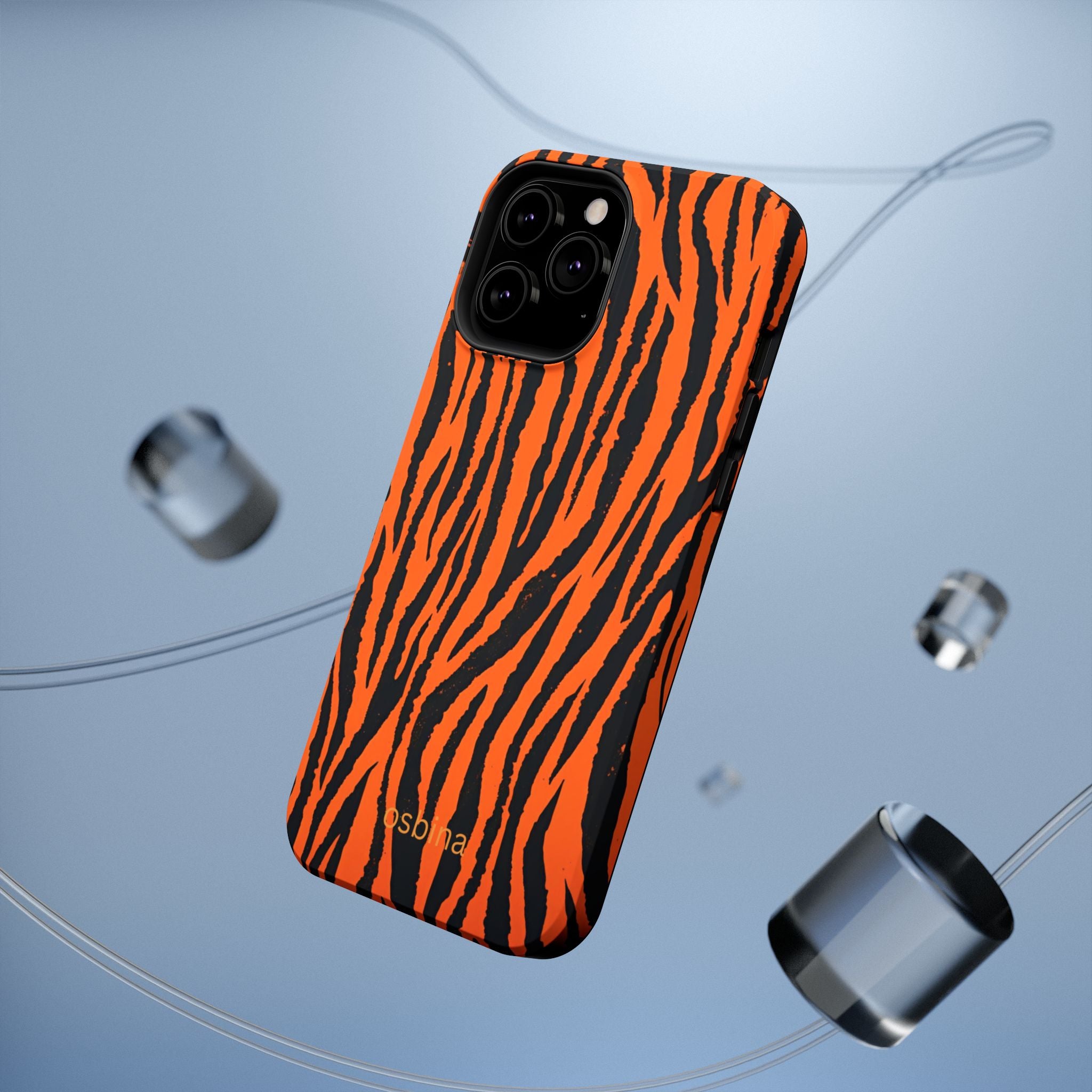 osbina | Tiger, But Make It Chic — The Bengal Stripe Case in Orange + Black | The Season Collective