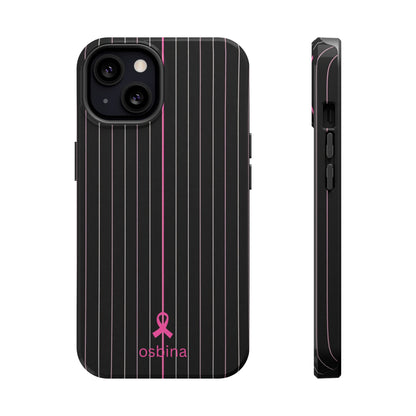 YAYOU The Pink Pinstripe Designer Case | osbina