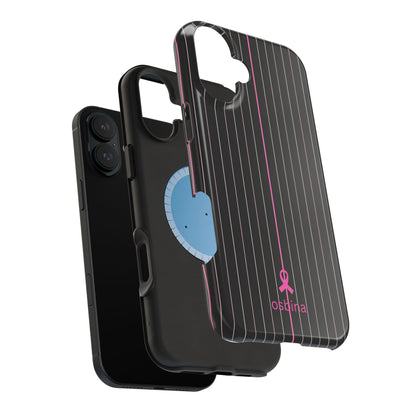 YAYOU MagSafe for iPhone | The Pink Pinstripe Designer Case | osbina