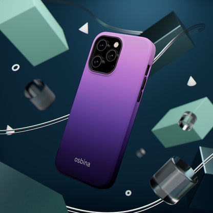 osbina | MagSafe compatible for iPhone | The Violet Haze Phone Case | Color Edit Collection