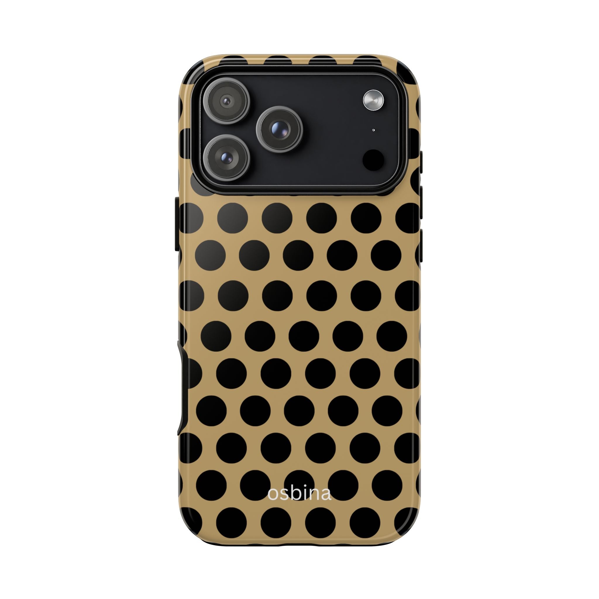 osbina | Camel Noir Dots, Designer Case