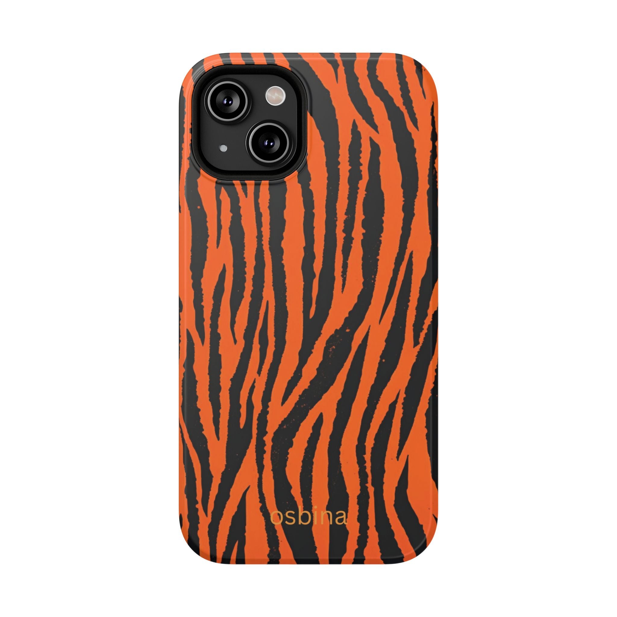 osbina | Tiger, But Make It Chic — The Bengal Stripe Case in Orange + Black | The Season Collective