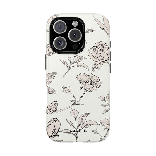 osbina | Silhouette Bloom Phone Case | Modern Muse Collection