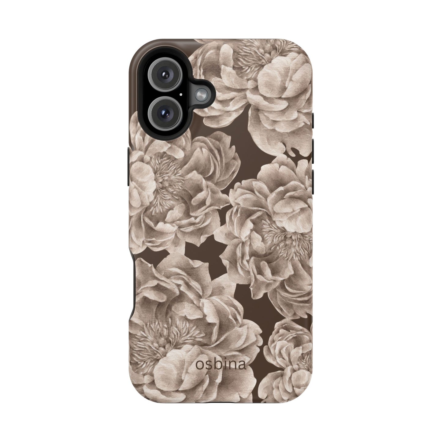 osbina | Peony Espresso Designer Case
