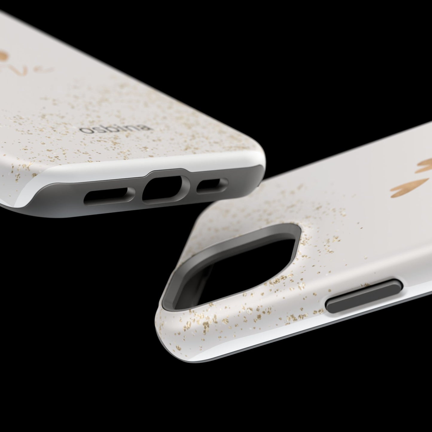 osbina | MagSafe compatible for iPhone | Golden Amour Phone Case | Modern Muse Collection